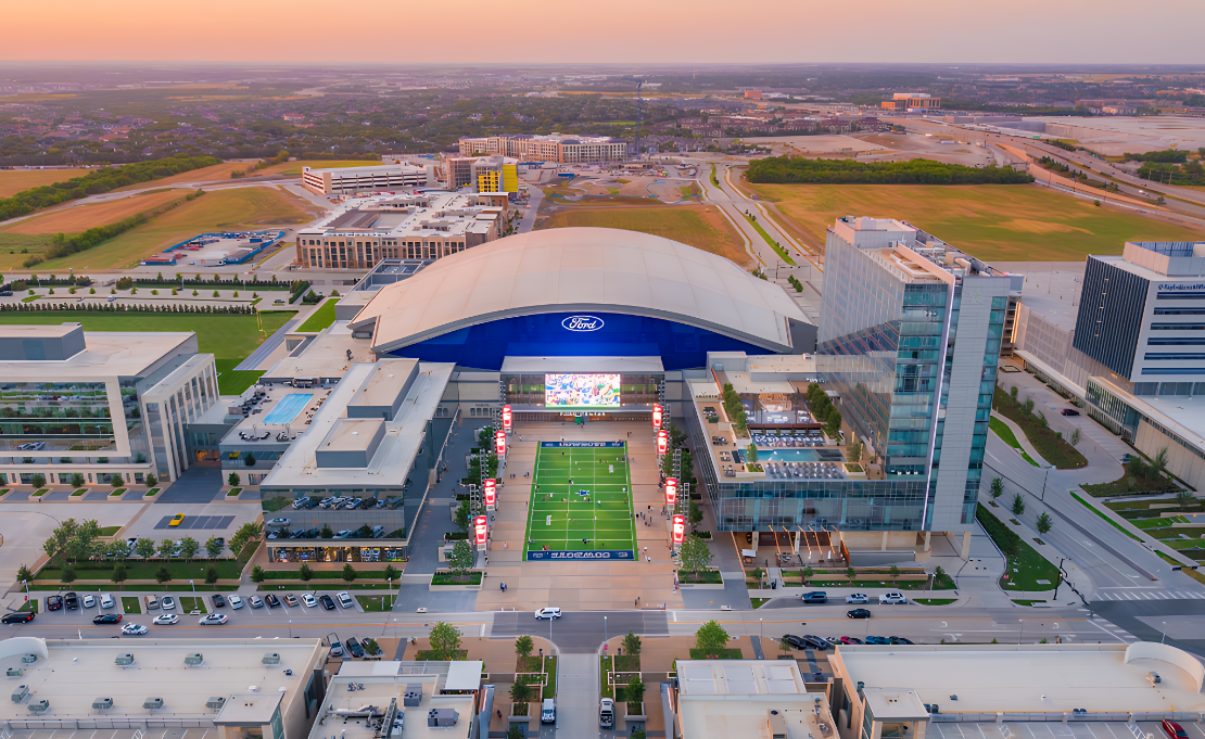 The Star in Frisco aerial view